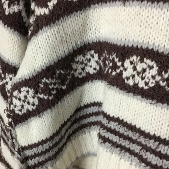 FREE PEOPLE Check Me Out Winter Fog Pullover Sweather - Picture 8 of 16